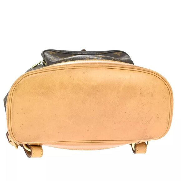 LOUIS VUITTON Montsouris MM Backpack Bag Monogram Leather Brown M51136 13SH732 - Picture 5 of 13